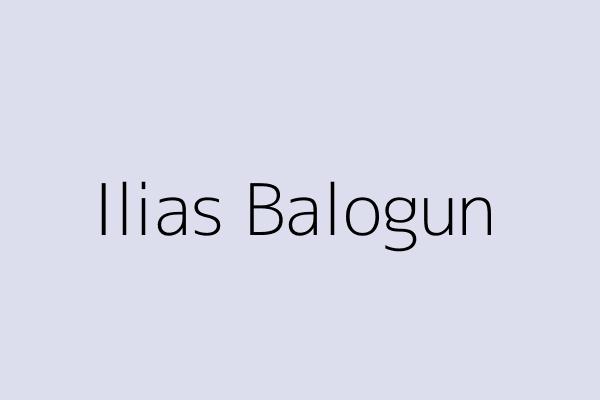 Ilias Balogun